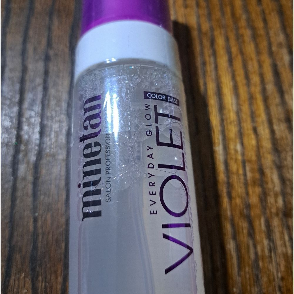New Minetan Salon Formula ColorBase Everyday Glow Violet Self Tanner Unscented - Picture 2 of 6